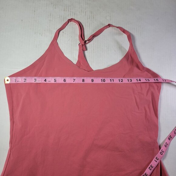 Outdoor Voices Coral Athletic Volley Dress With Shorts Tennis Pickleball Size L - Picture 4 of 10